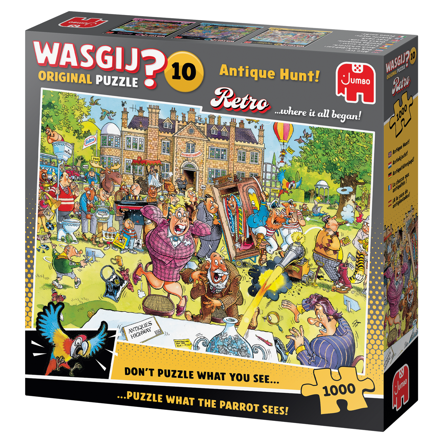 Wasgij Retro Original 10 - Antique Hunt! (1000 pieces)
