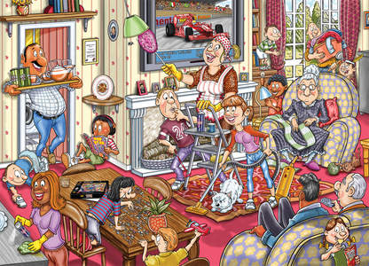 Wasgij Retro Mystery 10 - Spring has Sprung! (1000 pieces)