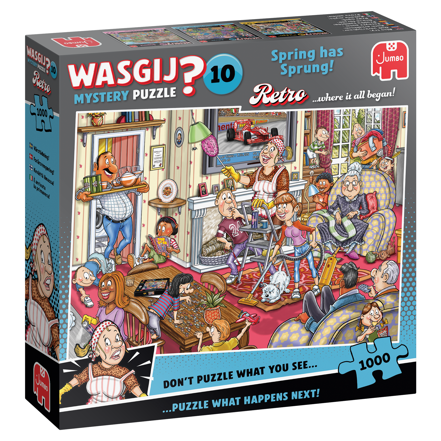 Wasgij Retro Mystery 10 - Spring has Sprung! (1000 pieces)