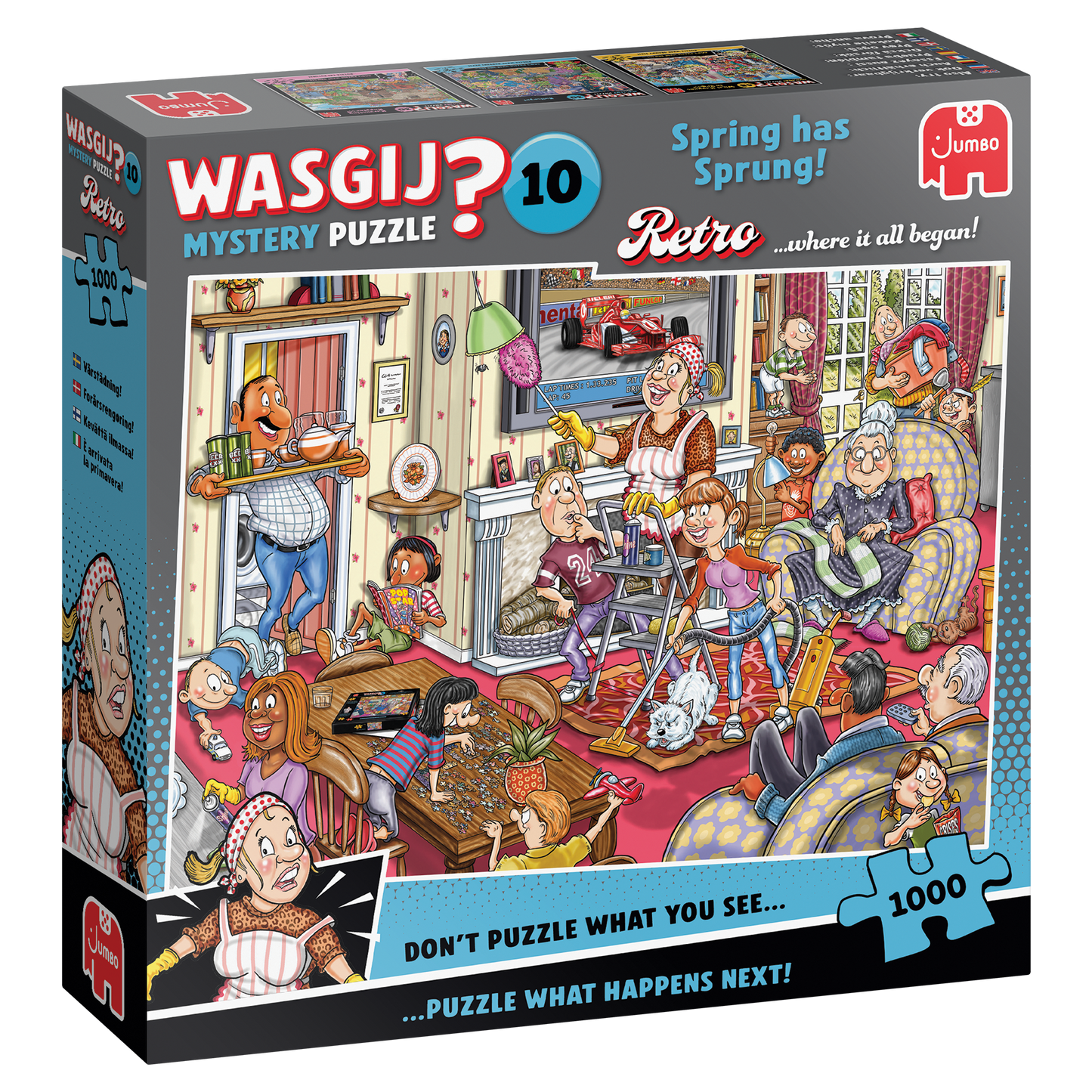 Wasgij Retro Mystery 10 - Spring has Sprung! (1000 pieces)
