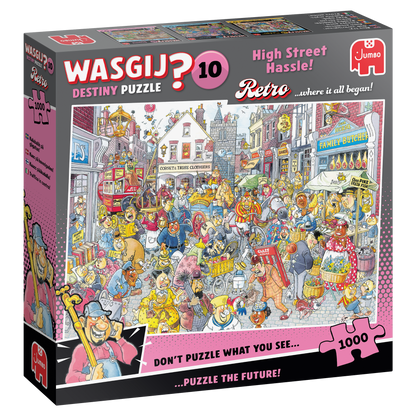 Wasgij Retro Destiny 10 - High Street Hassle! (1000 pieces)