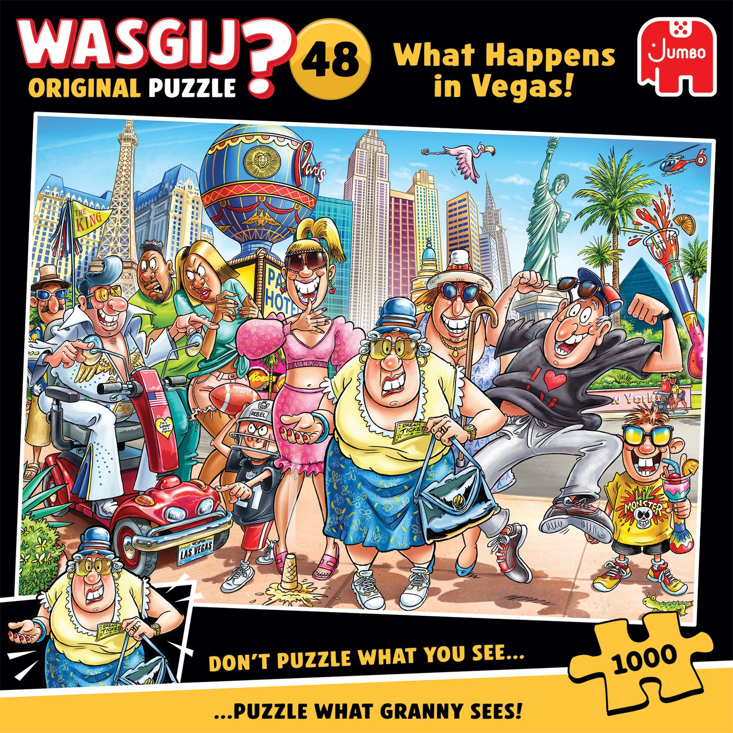Wasgij Original 48 - What Happens in Vegas! (1000 pieces)