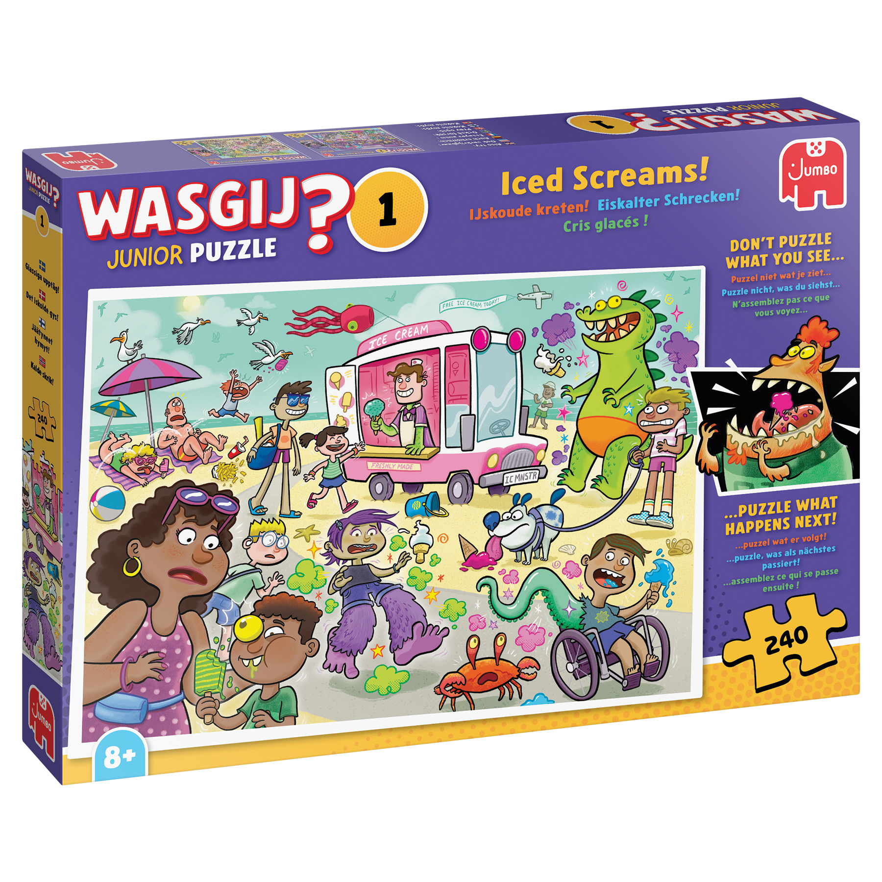 Wasgij Junior 1 - Iced Screams! (240 pieces)