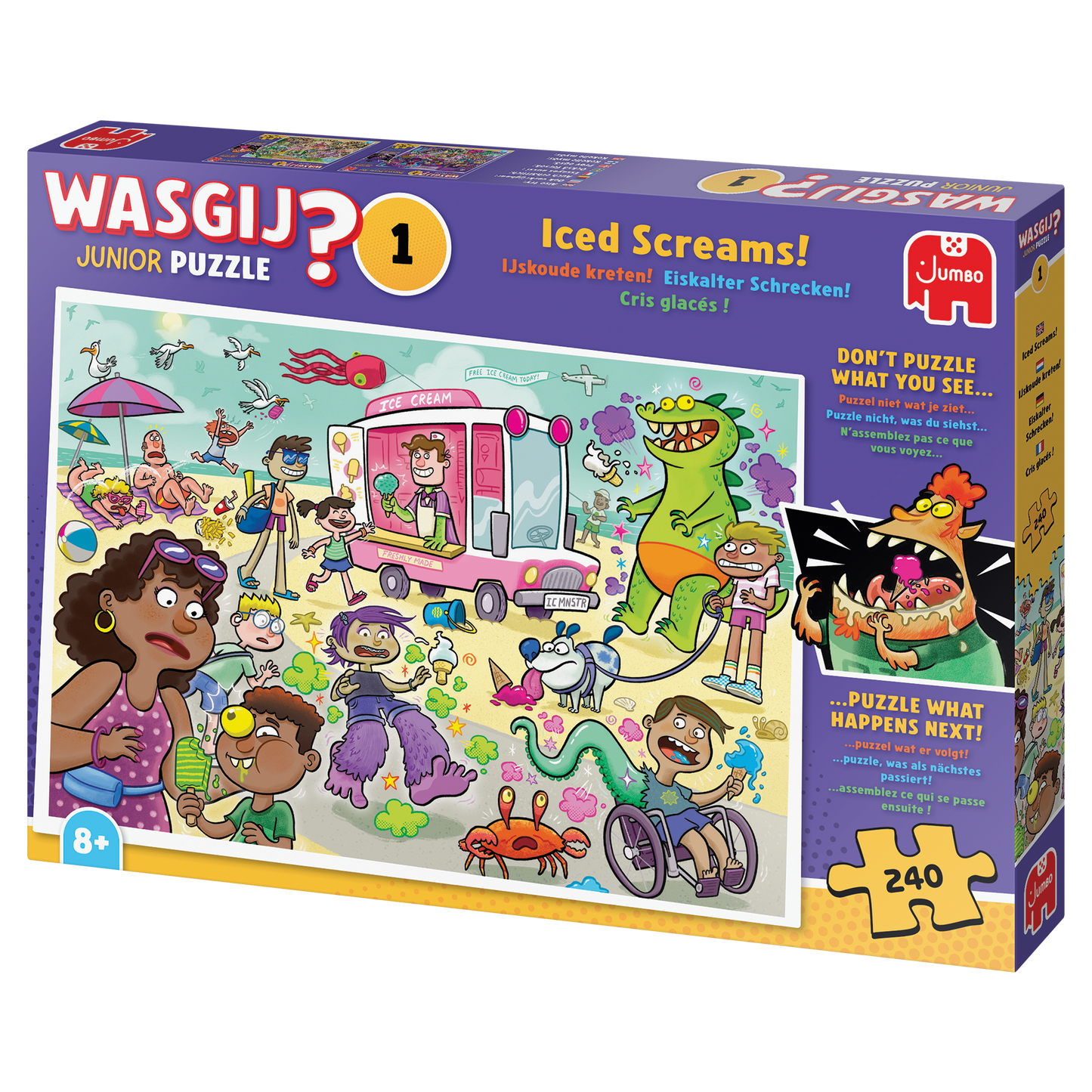 Wasgij Junior 1 - Iced Screams! (240 pieces)