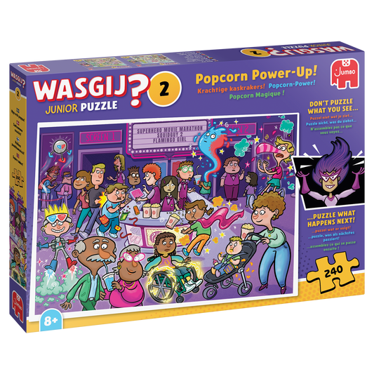 Wasgij Junior 2 - Popcorn Power-Up! (240 pieces)