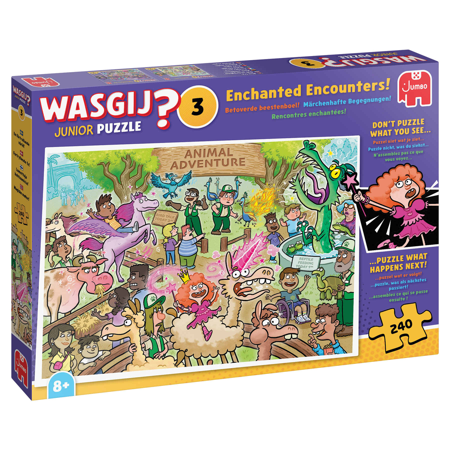 Wasgij Junior 3 - Enchanted Encounters! (240 pieces)