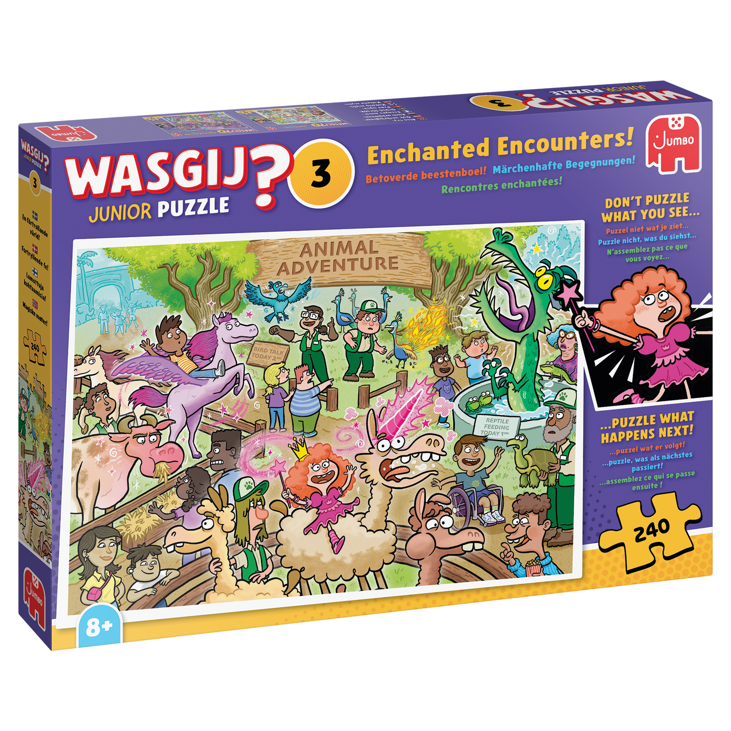 Wasgij Junior 3 - Enchanted Encounters! (240 pieces)