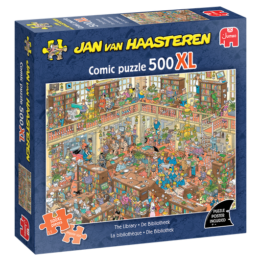 Jan van Haasteren 500XL - The Library (500 pieces)