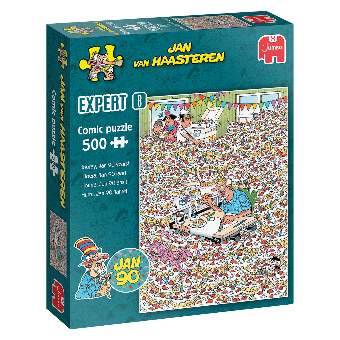 Jan van Haasteren Expert 8 - Hurra, Jan 90 Jahre!​ (500 Teile)