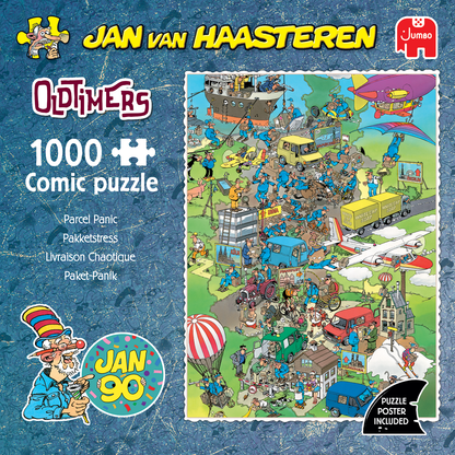 Jan van Haasteren Oldtimer - Pakketstress (1000 stukjes)