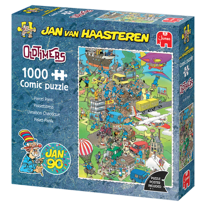 Jan van Haasteren Oldtimer - Pakketstress (1000 stukjes)