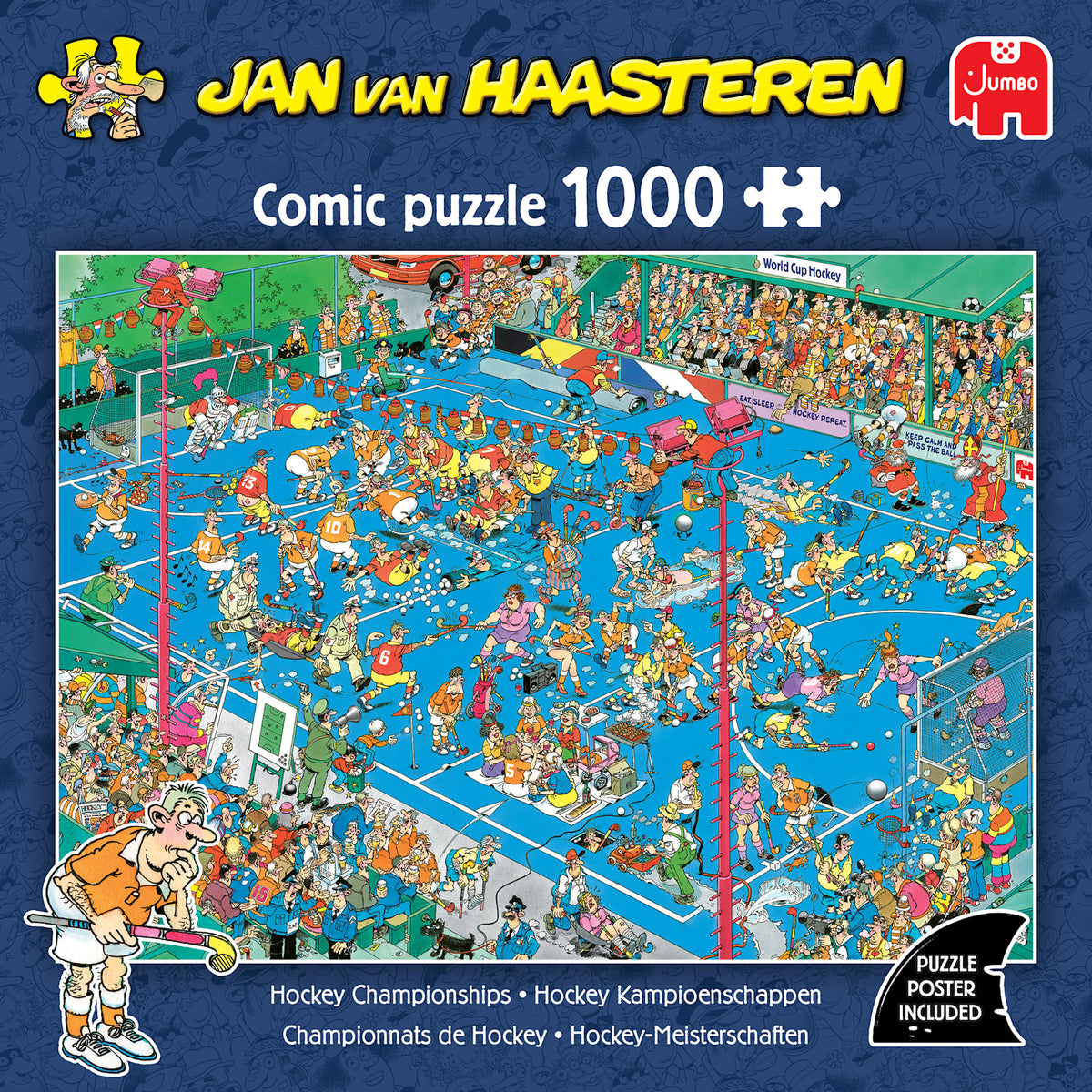 Jan van Haasteren - Hockey Kampioenschappen (1000 stukjes)