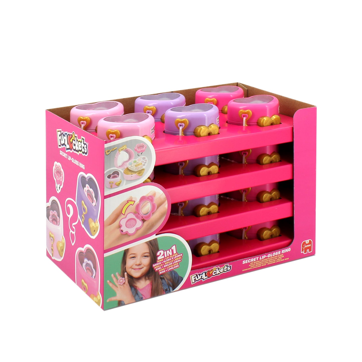 Funlockets - Anillo Secreto con Brillo de Labios