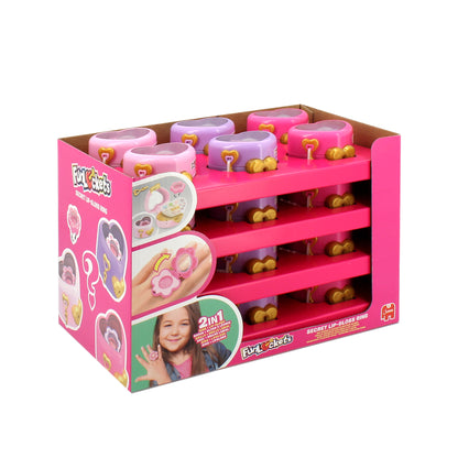 Funlockets - Anillo Secreto con Brillo de Labios
