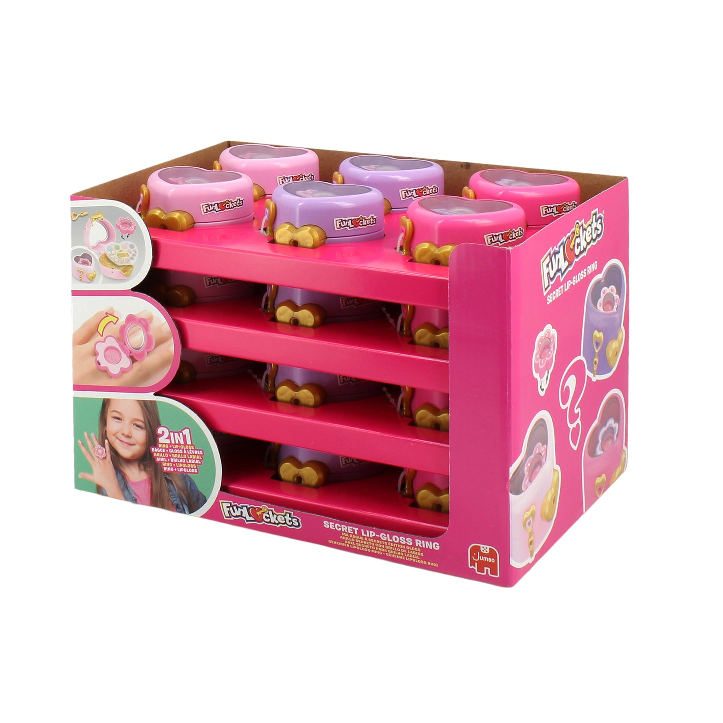 Funlockets - Anillo Secreto con Brillo de Labios