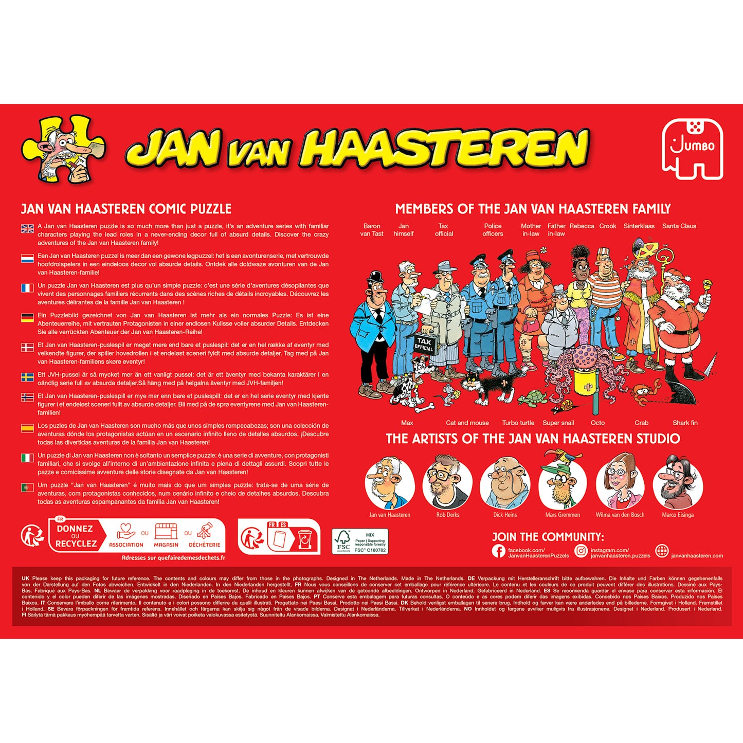 Jan van Haasteren - Am Strand (1500 Teile)