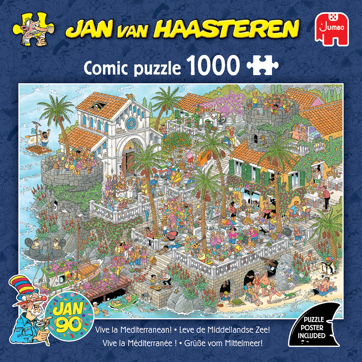 Jan van Haasteren - Vive la Méditerranée ! (1000 pieces)