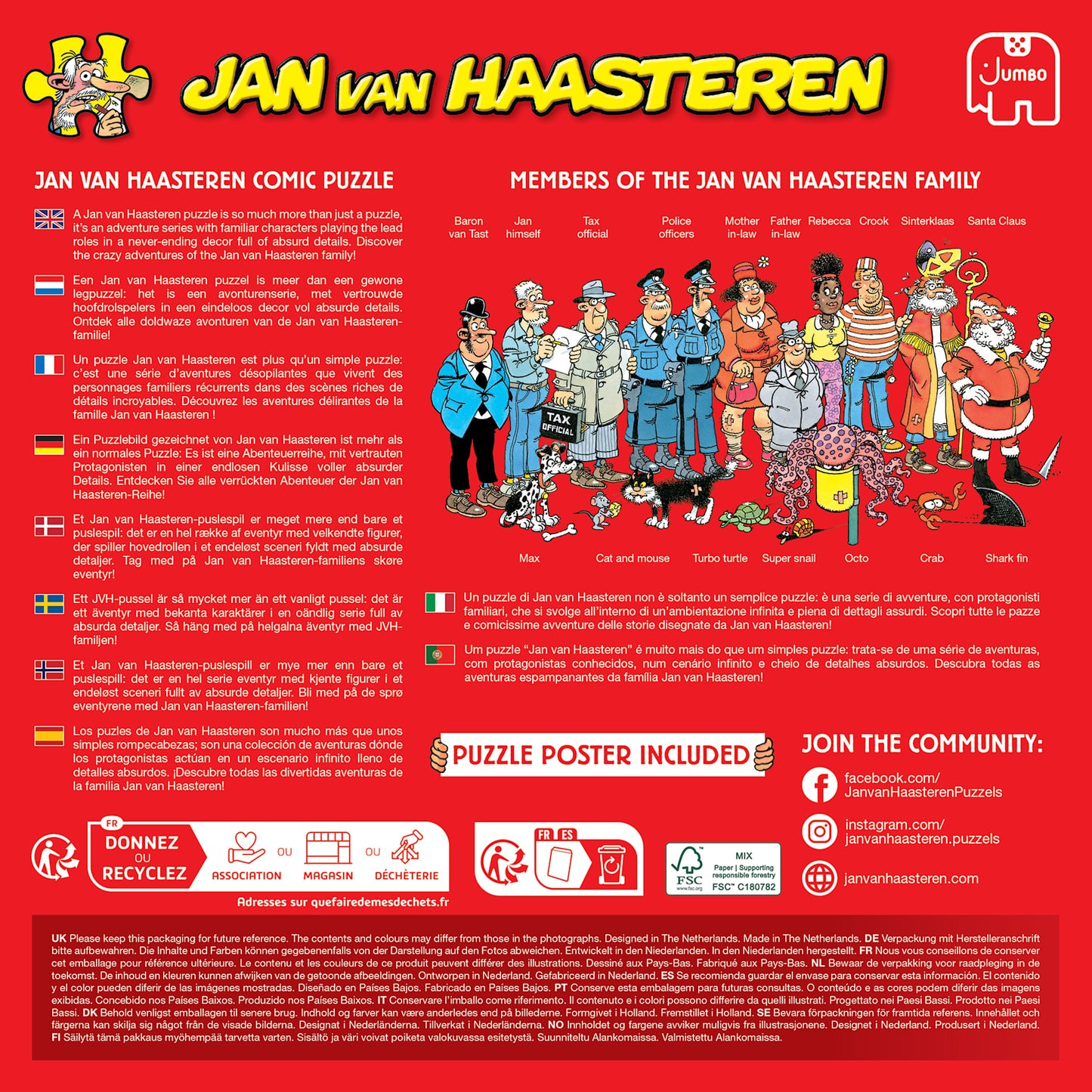 Jan van Haasteren - Vive la Méditerranée ! (1000 pieces)