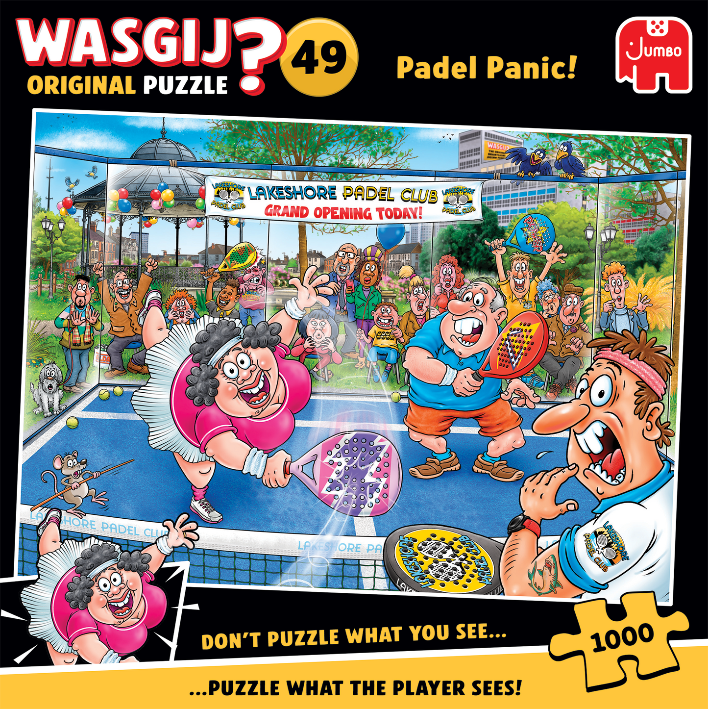 Wasgij Original 49 - Padel-Alarm! (1000 Teile)