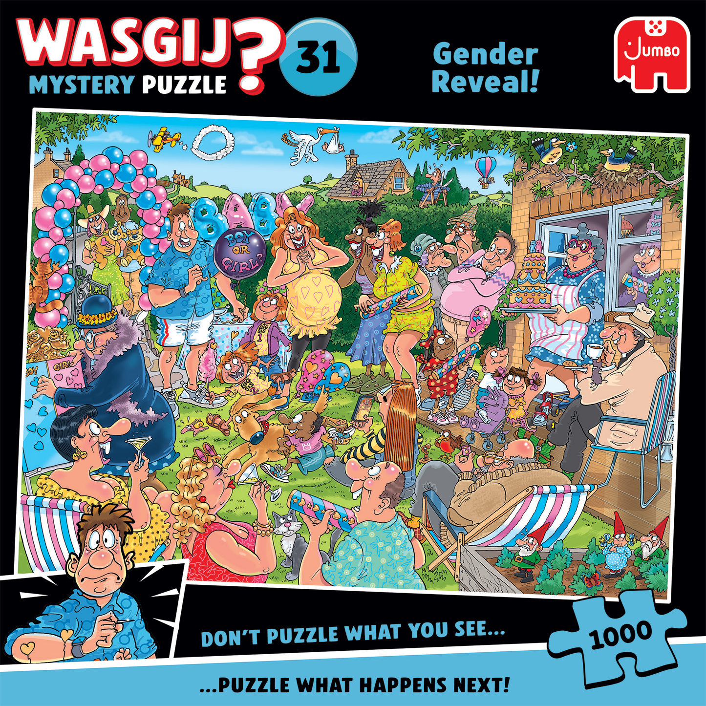 Wasgij Mystery 31 - Annonce du sexe ! (1000 pièces)