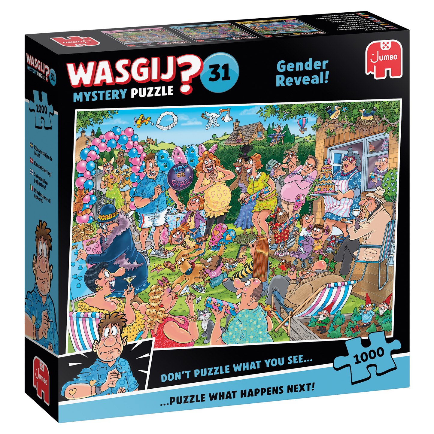 Wasgij Mystery 31 - Annonce du sexe ! (1000 pièces)