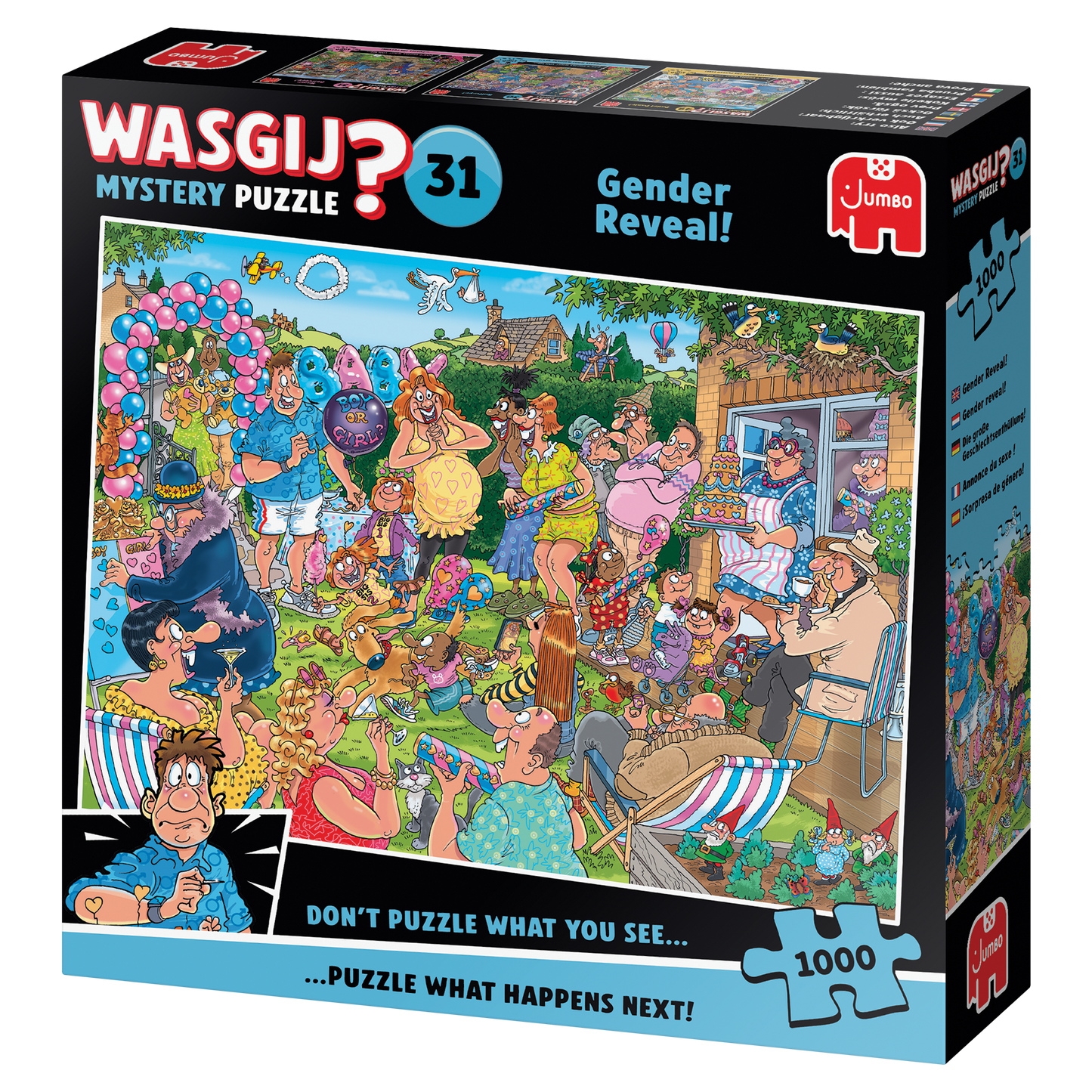 Wasgij Mystery 31 - Annonce du sexe ! (1000 pièces)