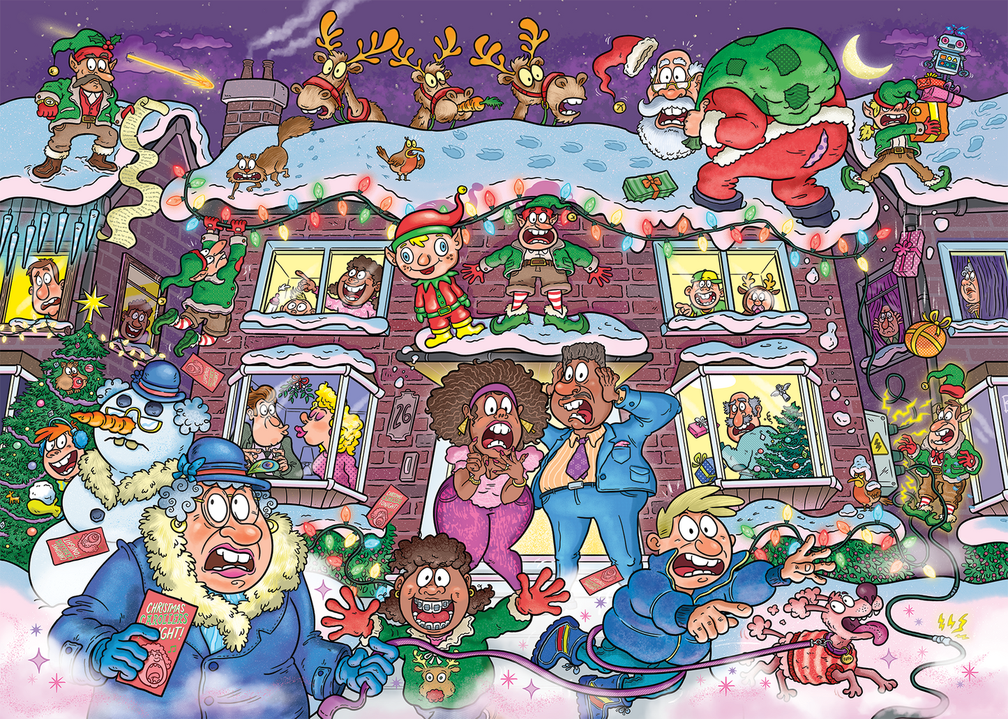 Wasgij Christmas 22 - Une nuit pas si douce ! (2x1000 pièces)