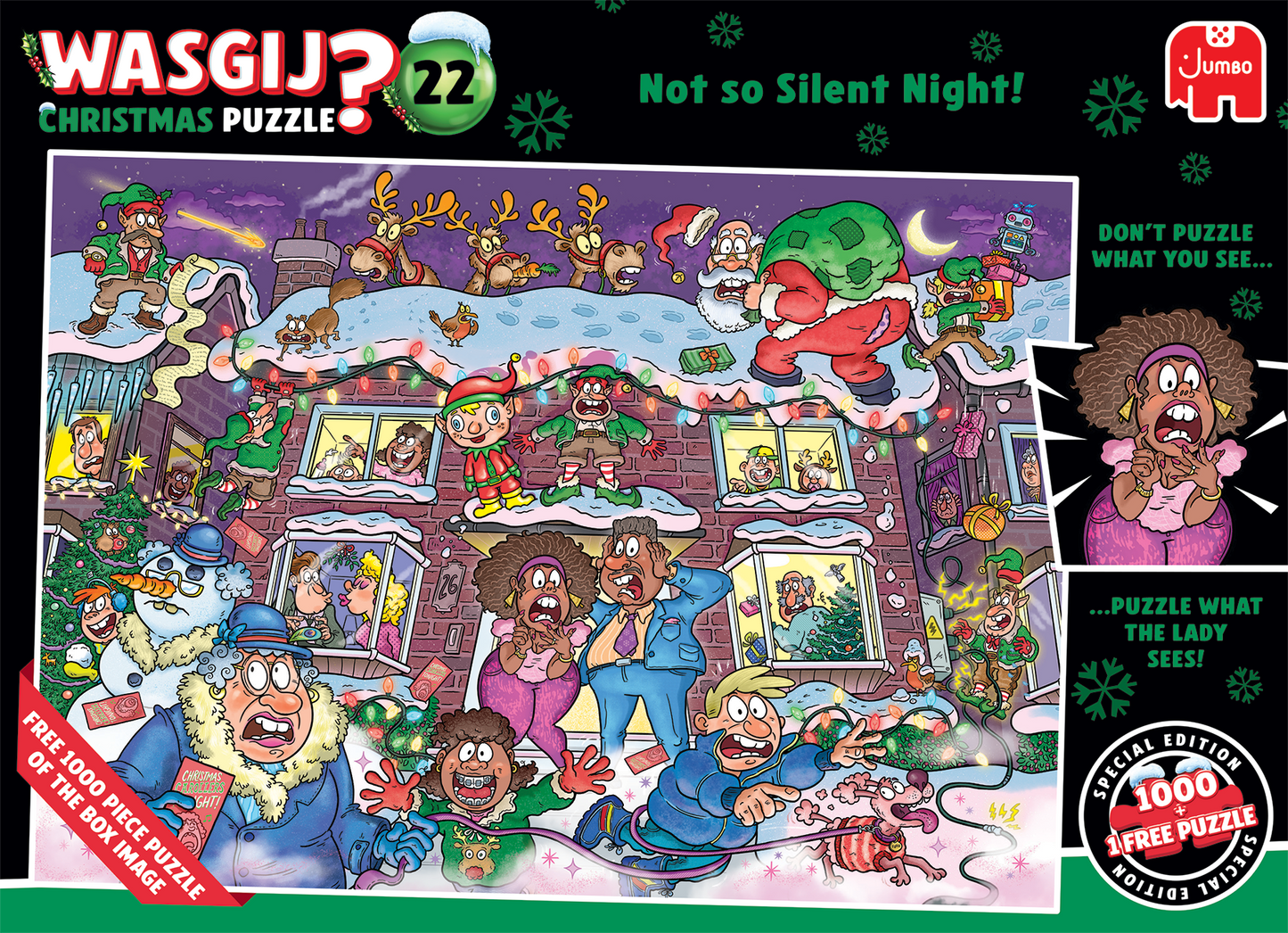 Wasgij Christmas 22 - Une nuit pas si douce ! (2x1000 pièces)