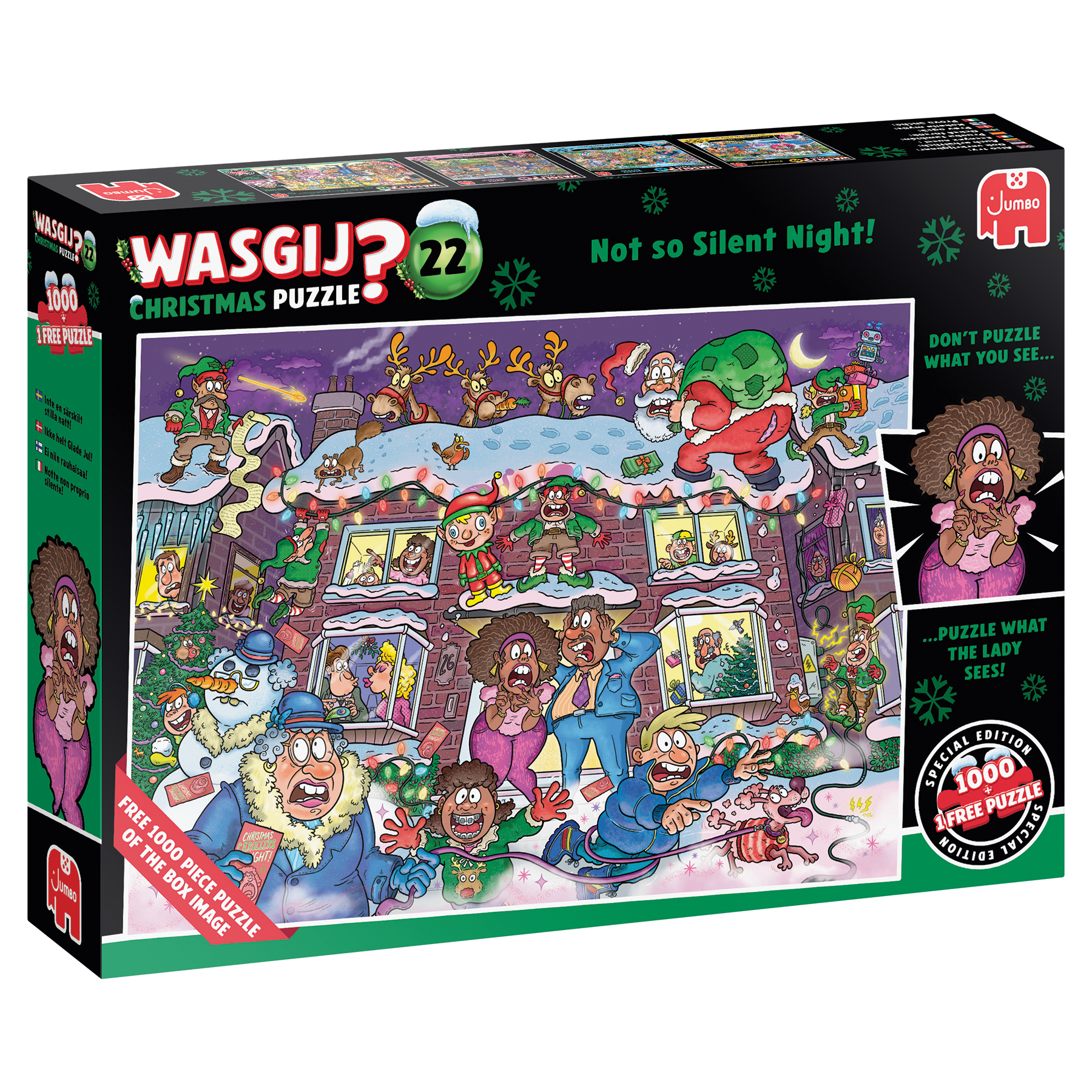 Wasgij Christmas 22 - Not so Silent Night! (2x1000 pieces)
