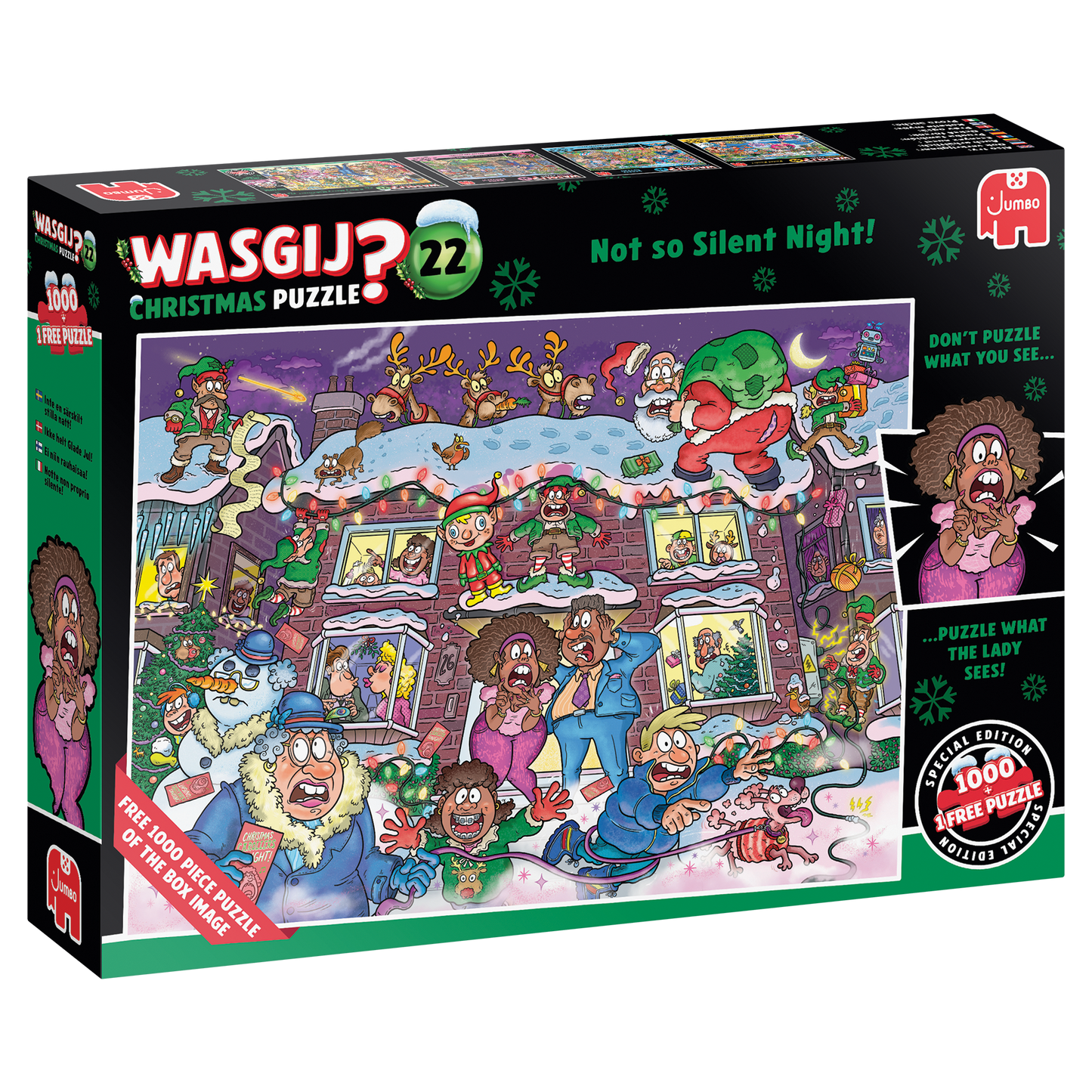 Wasgij Christmas 22 - Une nuit pas si douce ! (2x1000 pièces)