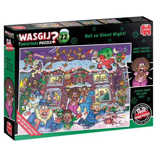 Wasgij Christmas 22 - Niet zo’n stille nacht! (2x1000 stukjes)