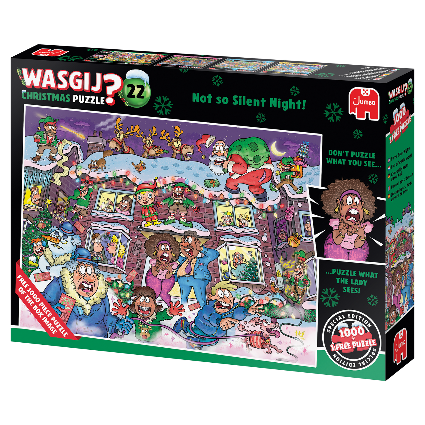Wasgij Christmas 22 - Une nuit pas si douce ! (2x1000 pièces)
