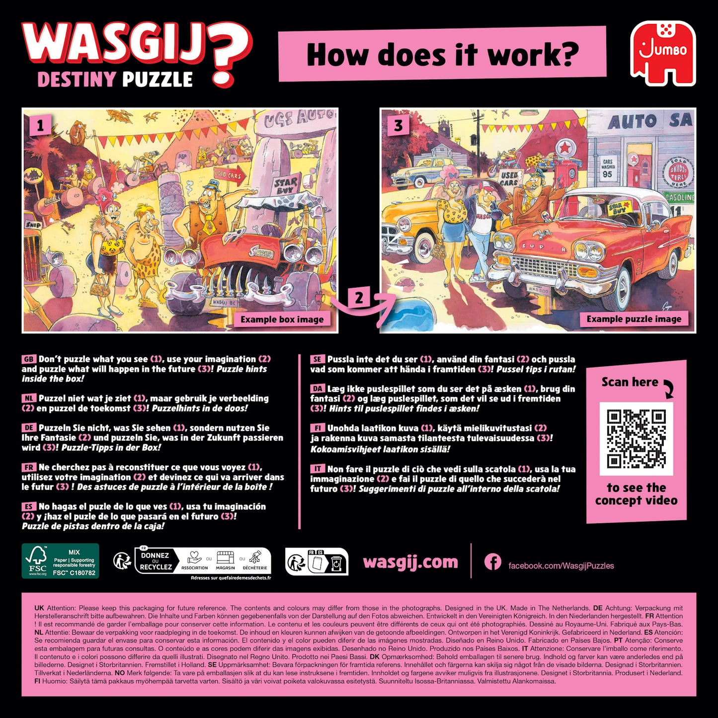 Wasgij Destiny 32 - Passion for Fashion! (1000 pieces)