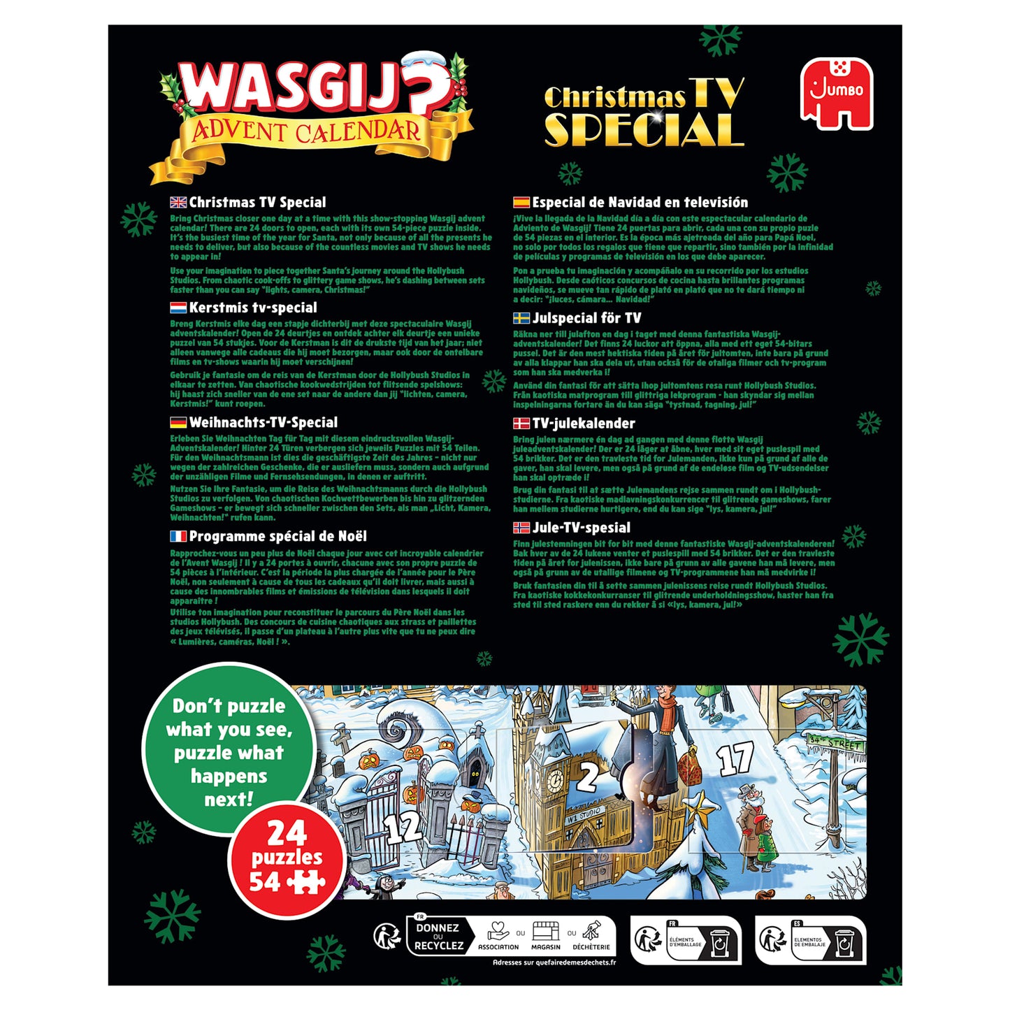 Wasgij Christmas Advent Calendar - Weihnachts-TV-Special