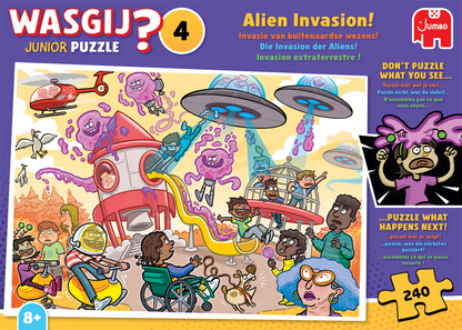 Wasgij Junior 4 - Die Invasion der Aliens! (240 Teile)