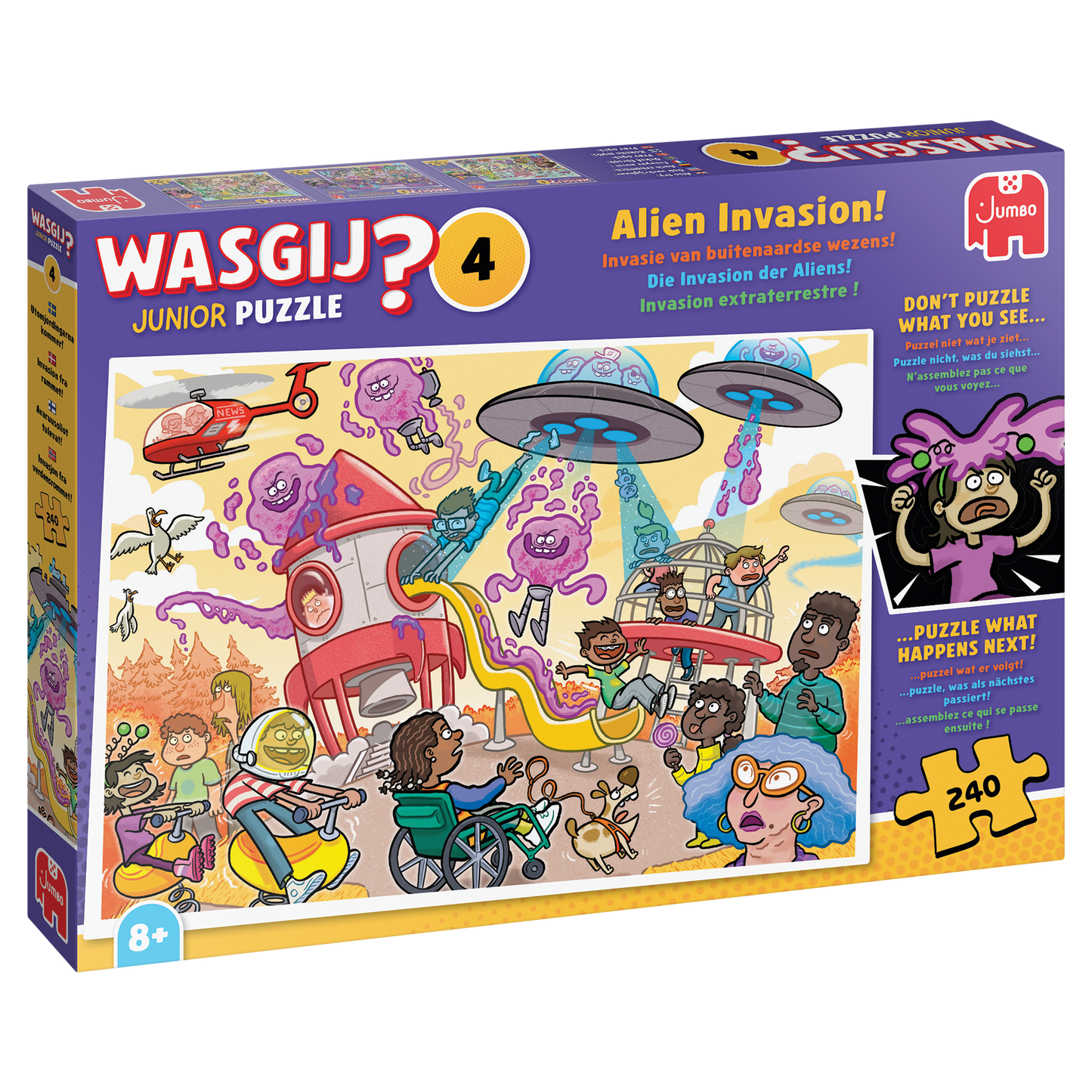 Wasgij Junior 4 - Die Invasion der Aliens! (240 Teile)