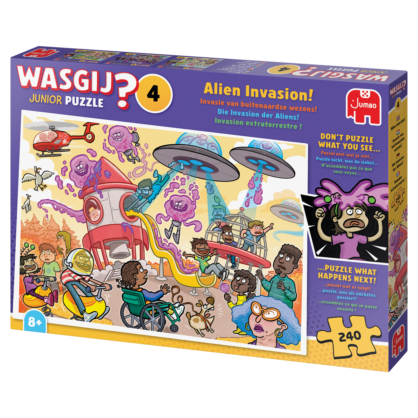 Wasgij Junior 4 - Die Invasion der Aliens! (240 Teile)