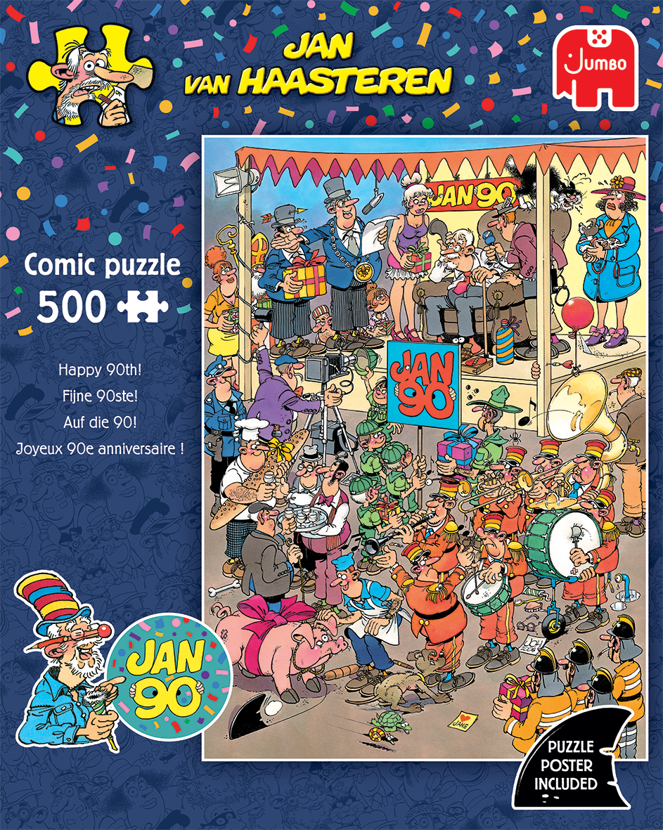 Jan van Haasteren - Fijne 90ste!​ (500 stukjes)