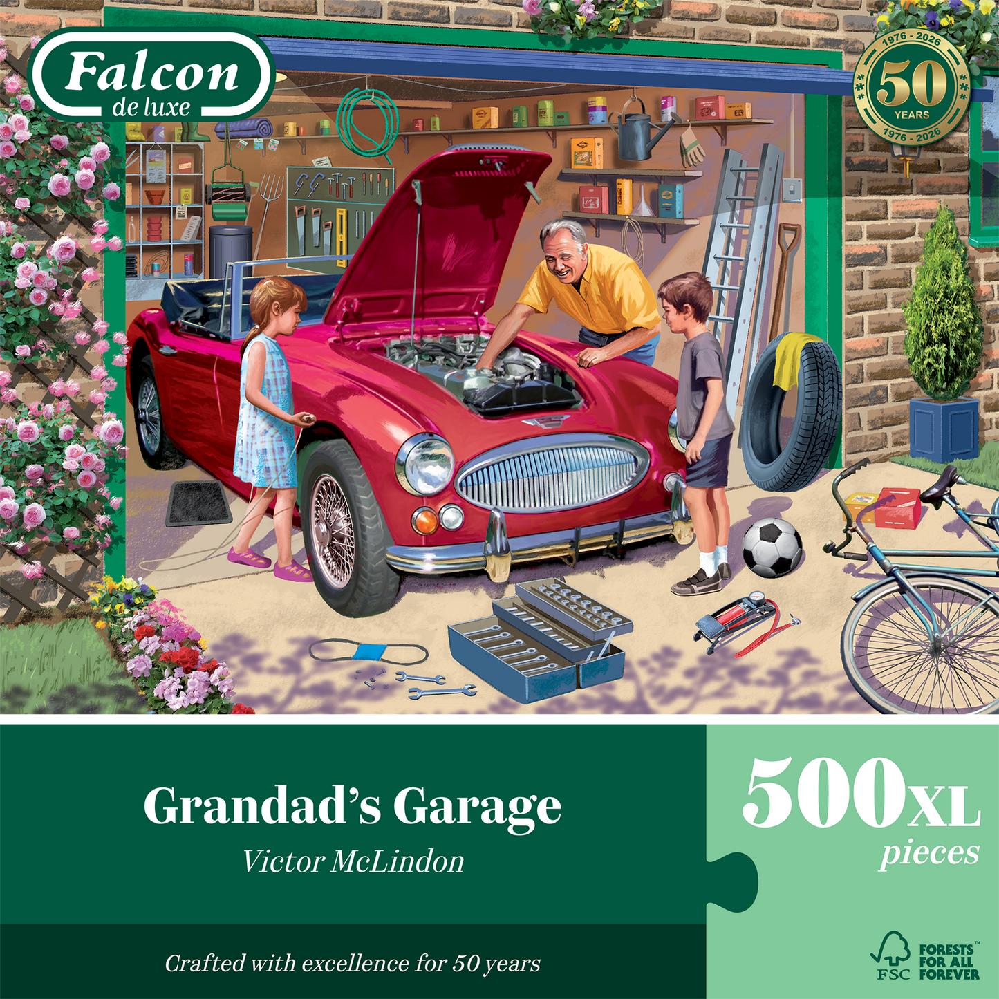 Falcon - Grandad's Garage (500XL pieces)