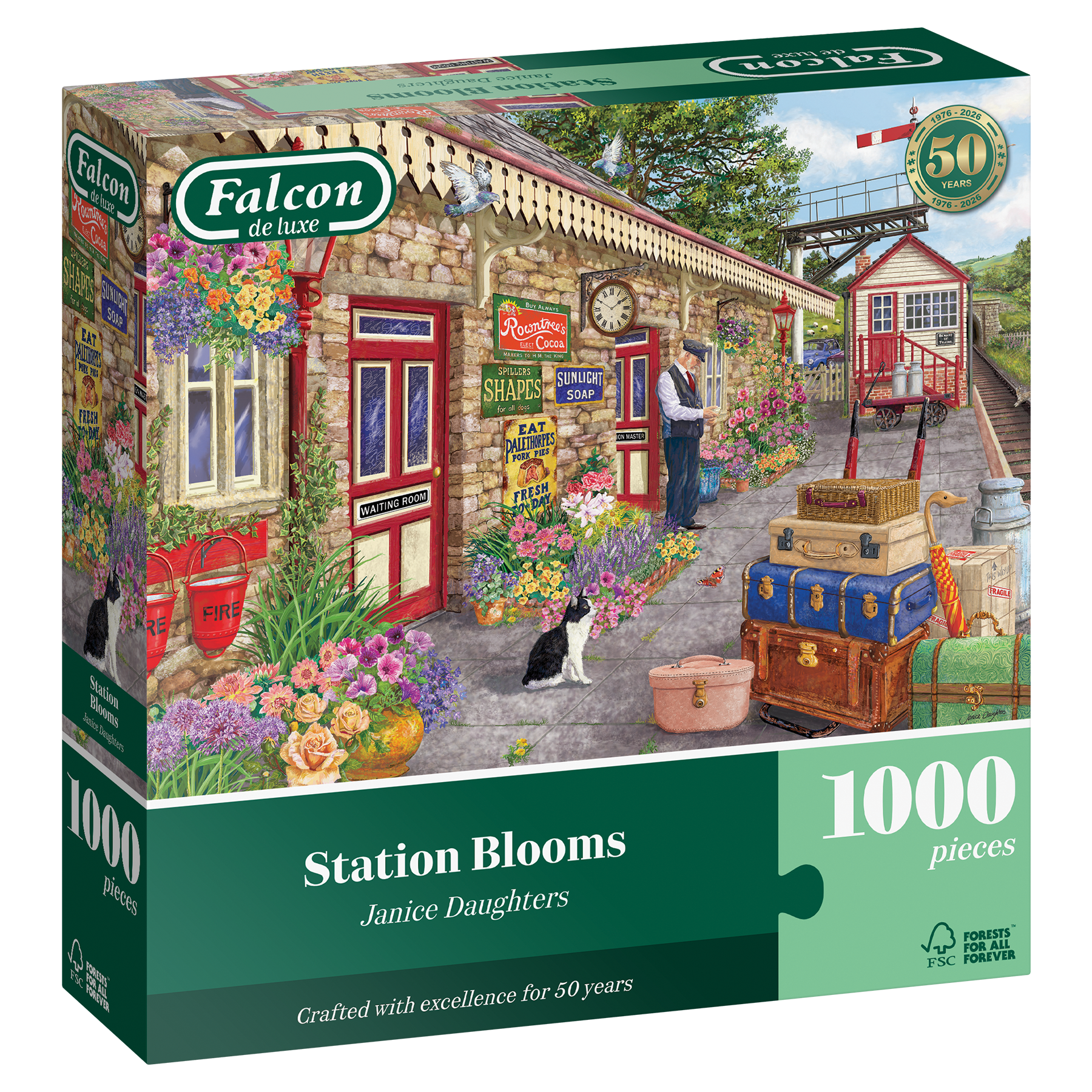 Falcon Spring Puzzle Falcon de luxe puzzles | 500 - 1000 pieces | Jumbo