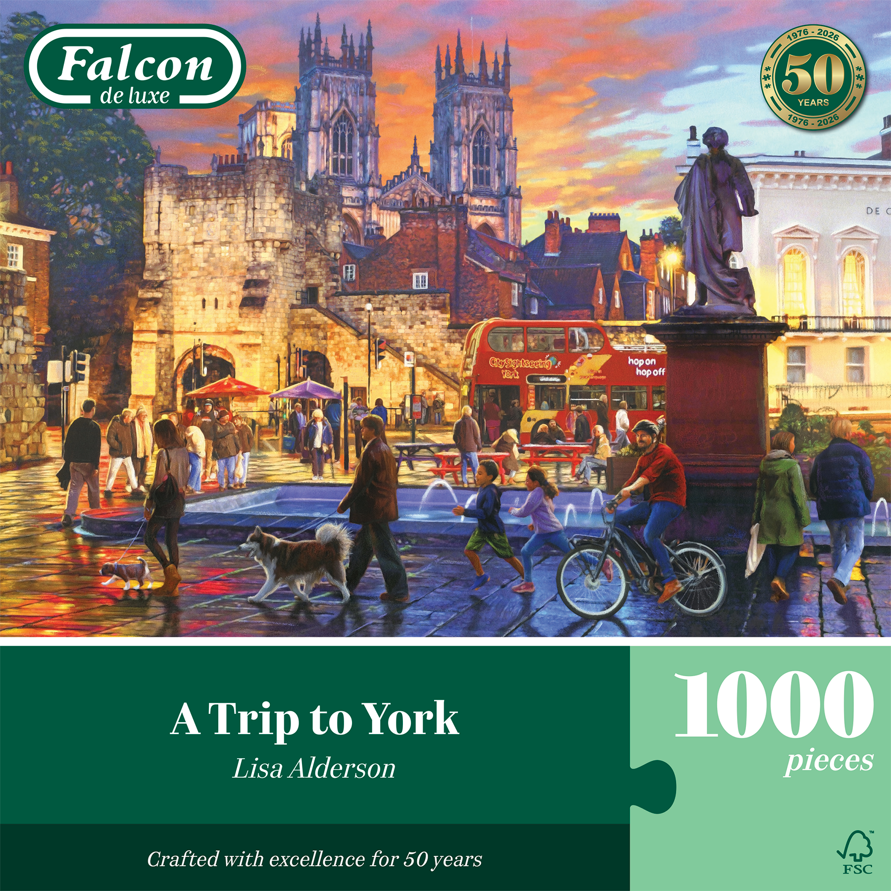 Falcon - A Trip to York (1000 pieces) - Jumboplay.com