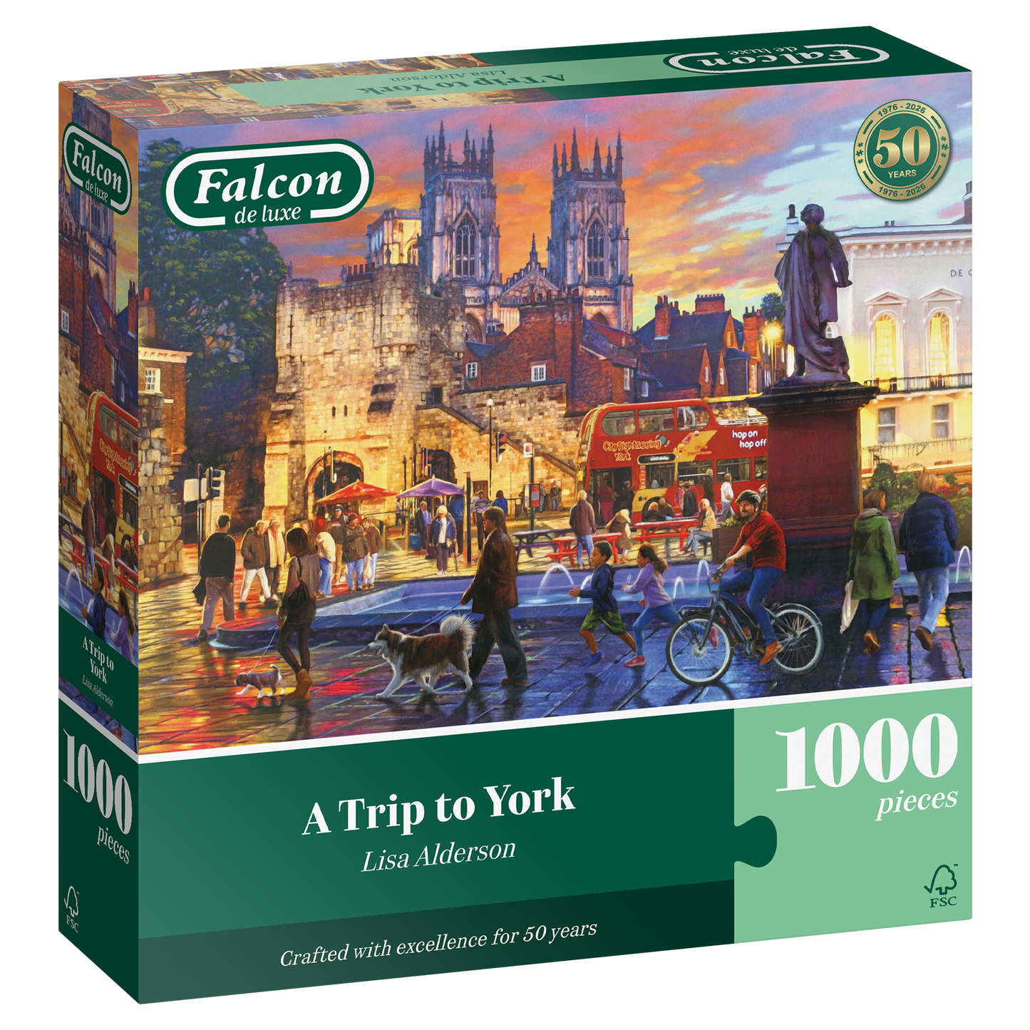Falcon - A Trip to York (1000 pieces) - Jumboplay.com