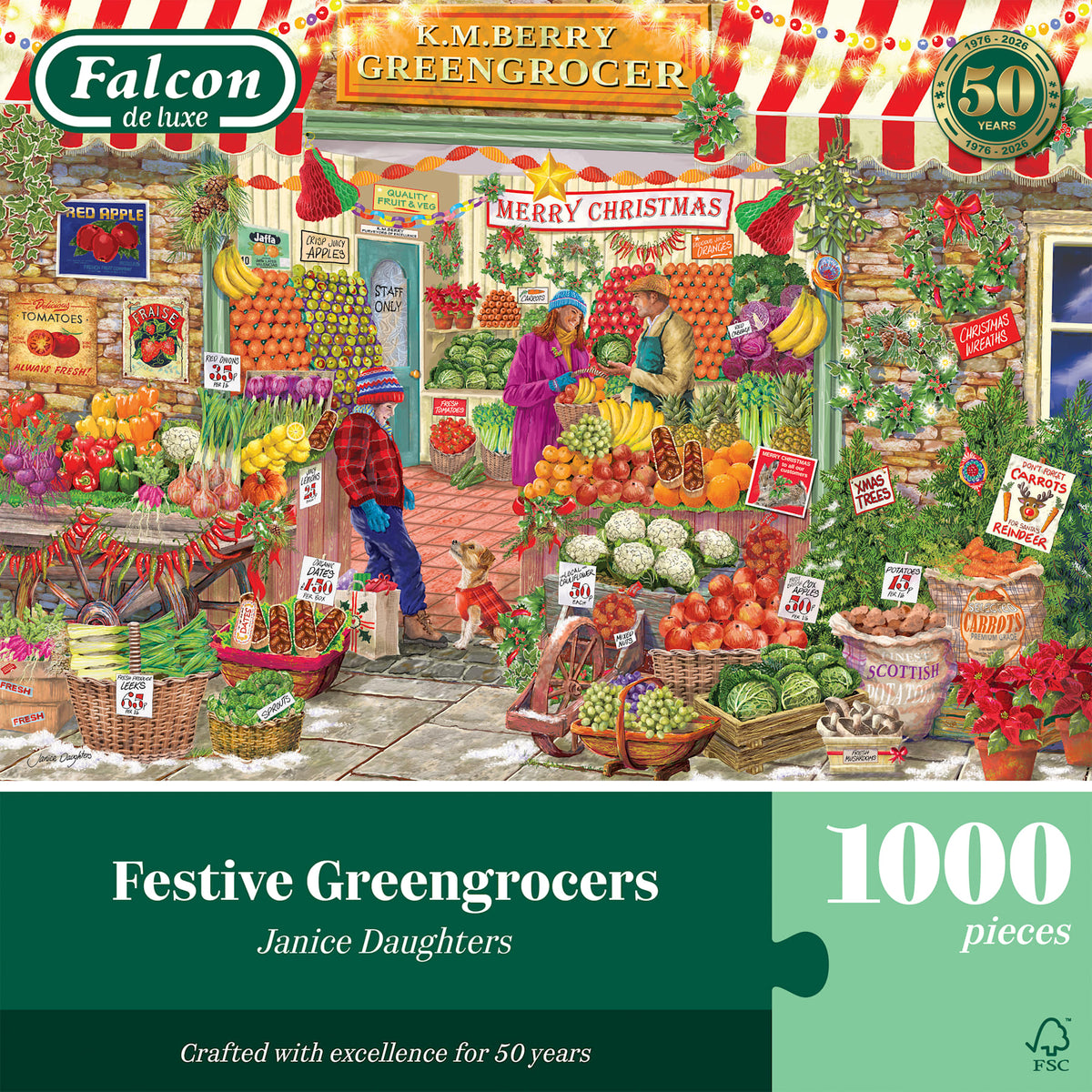 Falcon - Festive Greengrocers (1000 pieces)