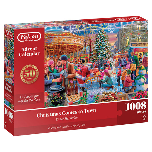 Falcon Advent Calendar - Christmas Comes to Town (1008 pieces)