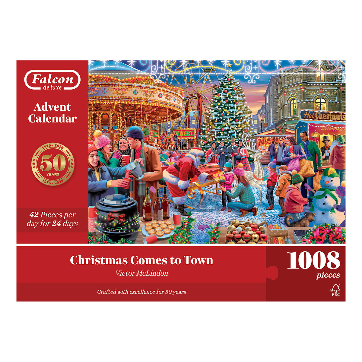 Falcon Advent Calendar - Christmas Comes to Town (1008 pieces)