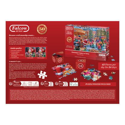 Falcon Advent Calendar - Christmas Comes to Town (1008 pieces)