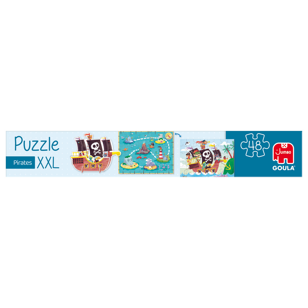 Goula - XXL Puzzle Piraten