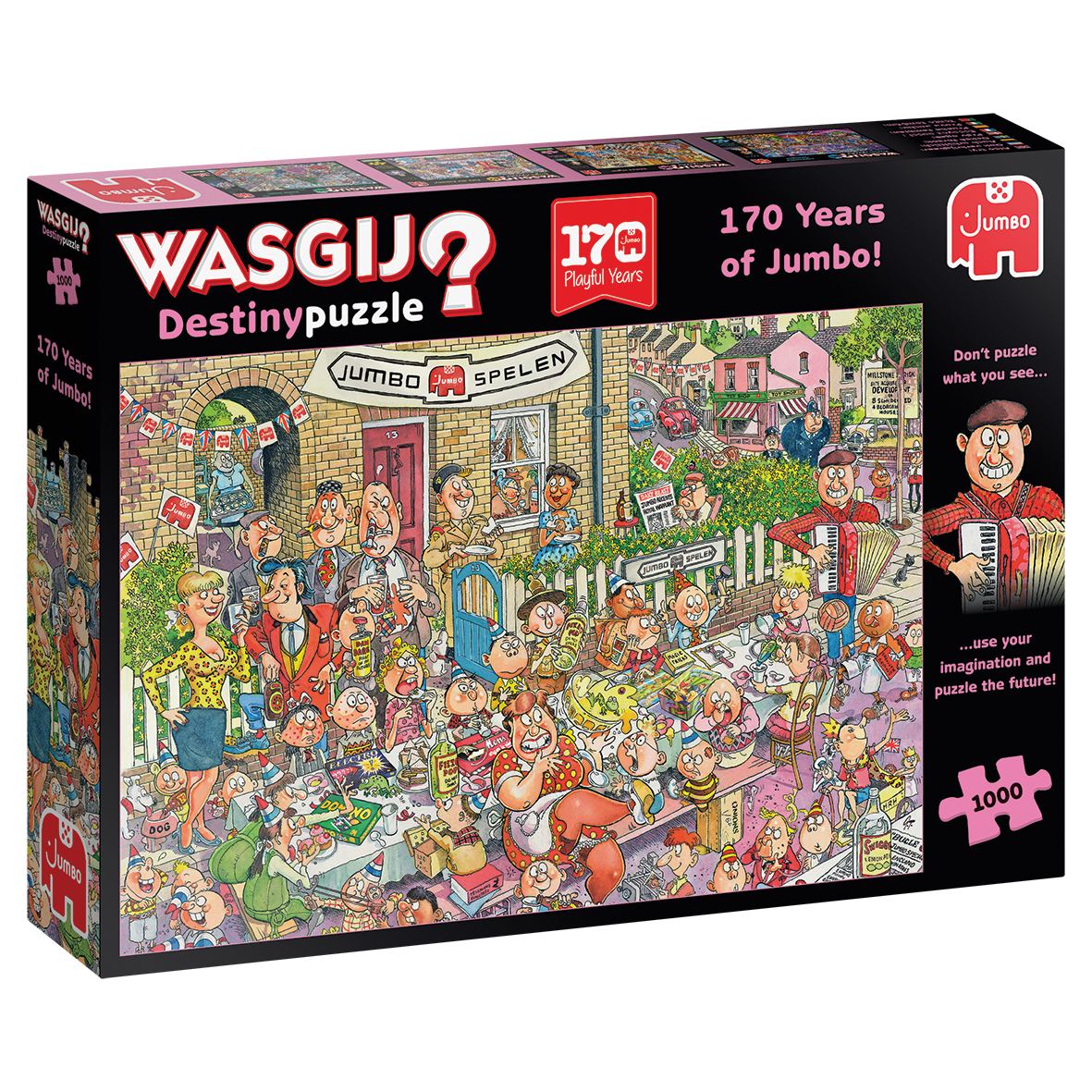 Wasgij Destiny 170 Years of Jumbo! 1000pcs - product image - Jumboplay.com