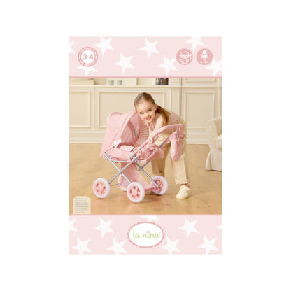 La Nina - Cuco con ruedas pequeño Carlota Pink