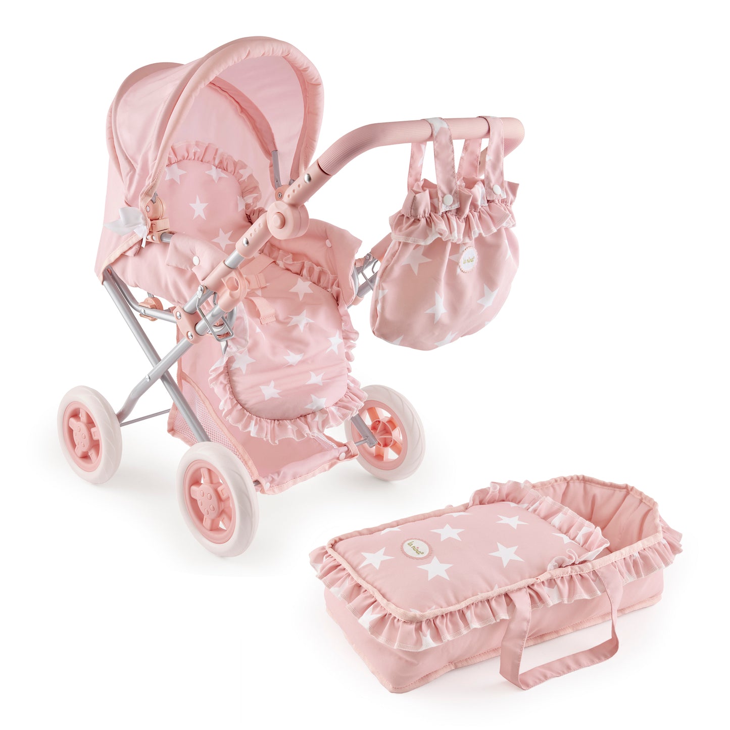 La Nina - Cuco con ruedas pequeño Carlota Pink